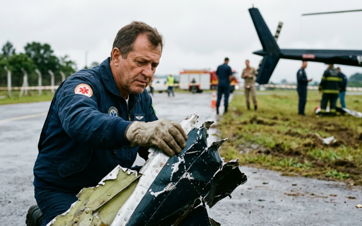 Acidente com helicóptero de Rick teve aviso prévio sobre chuva — Imagem Ilustrativa