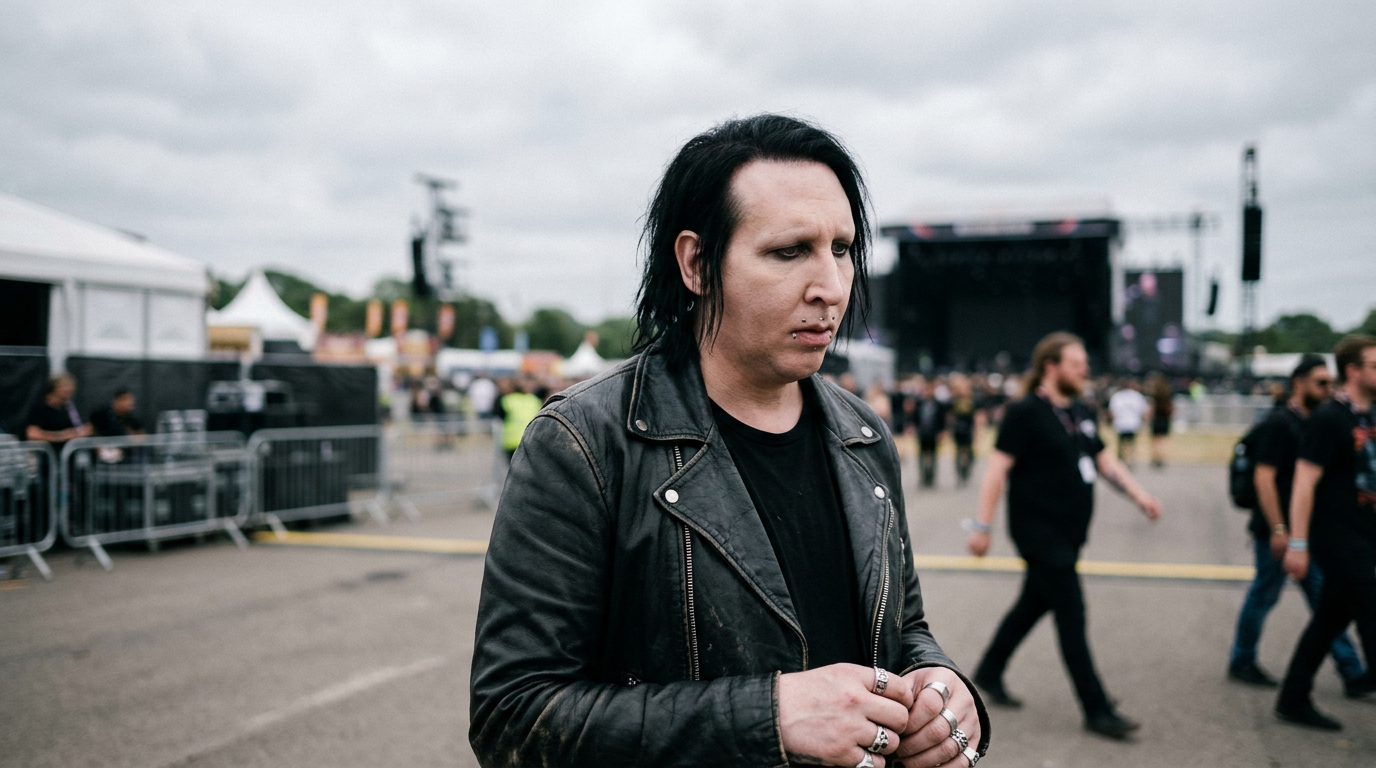 Marilyn Manson tem alta em buscas após anúncio do The Town — Imagem Ilustrativa
